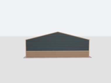 Keen's Buildings, 28x65x8 2-Car Metal Garage, KBG-2G286508-1D1W