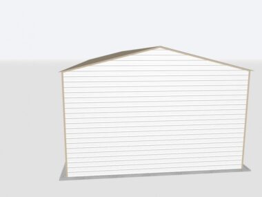 Keen's Buildings, 28x100x20 Metal Garage, KBG-1G2810020-1D1W