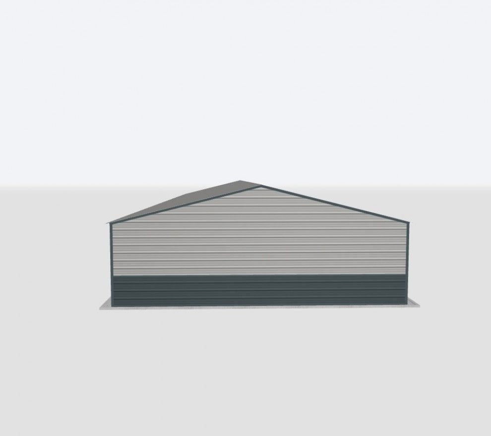 28X90X8 2-Car Metal Garage 28X90X8 2-Car Metal Garage Keen'S Buildings, 28X90X8 2-Car Metal Garage, Kbg-2G289008-1D1W