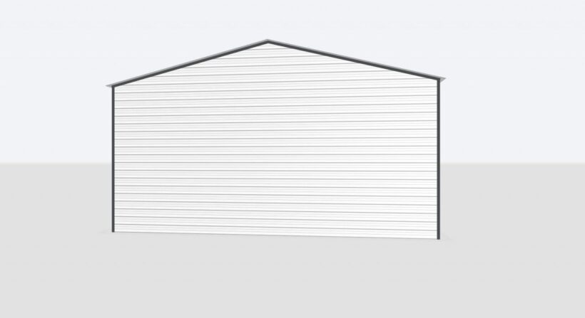 Keen'S Buildings, 30X25X18 Metal Garage/Workshop Installed, Kbg-1G302518-1D1W