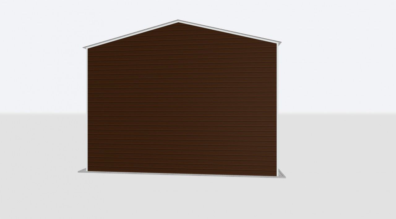 30X45X16 2-Car Metal Garage 30X45X16 2-Car Metal Garage Keen'S Buildings, 30X45X16 2-Car Metal Garage, Kbg-2G304516-1D1W