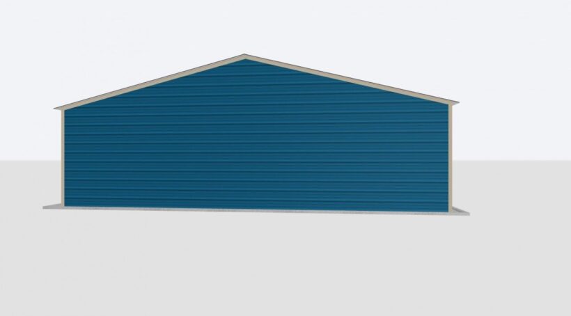 Keen'S Buildings, 30X55X8 2-Car Metal Garage, Kbg-2G305508-1D1W