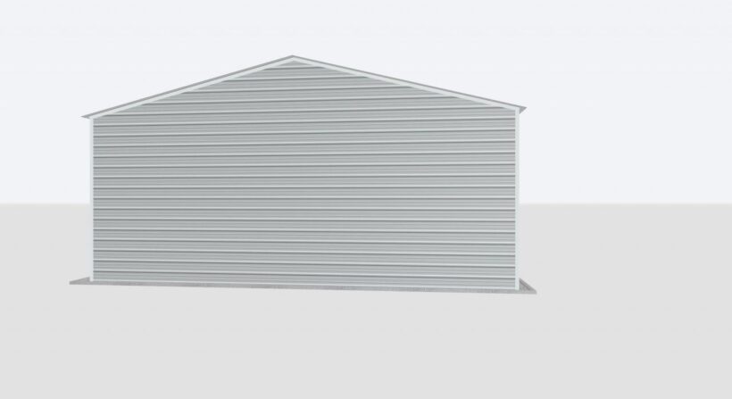 Keen'S Buildings, 30X90X16 Metal Garage/Workshop Installed, Kbg-1G309016-1D1W