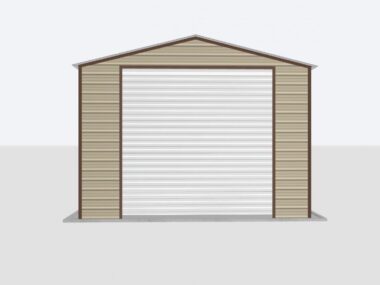 Keen's Buildings, 18X40X14  Metal Garage/ Workshop Installed, KBG-1G184014-0D0W