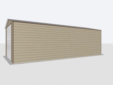 Keen's Buildings, 18X40X14  Metal Garage/ Workshop Installed, KBG-1G184014-0D0W