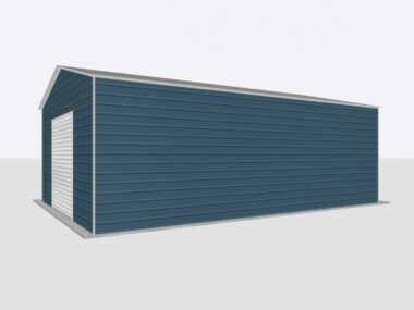 Keen's Buildings, 24X35X12 Metal Garage/ Workshop Installed, KBG-1G243512-1D0W