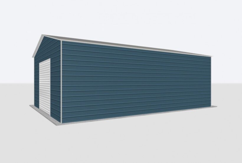 Keen'S Buildings, 24X35X12 Metal Garage/ Workshop Installed, Kbg-1G243512-1D0W