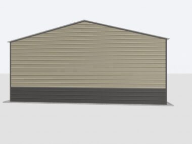 Keen's Buildings, 30X40X12 Metal Garage/ Workshop Installed, KBG-2G304012-2D1W