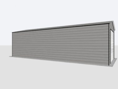 Keen's Buildings, 16x40x11 Metal Garage/Workshop Installed, KBG-1G164011-0D0W