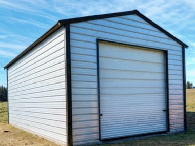Keen's Buildings, 16x40x11 Metal Garage/Workshop Installed, KBG-1G164011-0D0W