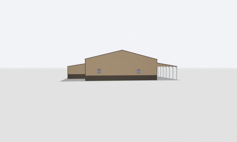 Keen'S Buildings, 40X30X12 Metal Garage/ Workshop Installed, Kbg-1G403012-1D6W2Lt
