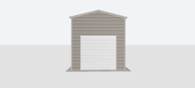 Keen'S Buildings, 12X20X12 Metal Garage, Kbg-1G122012-1D1W