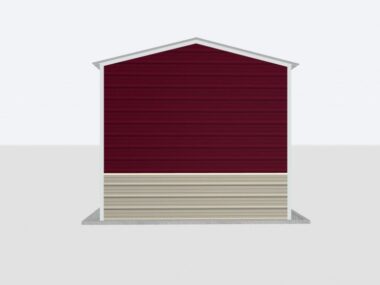 Keen's Buildings, 12x35x10 Metal Garage, KBG-1G123510-1D1W