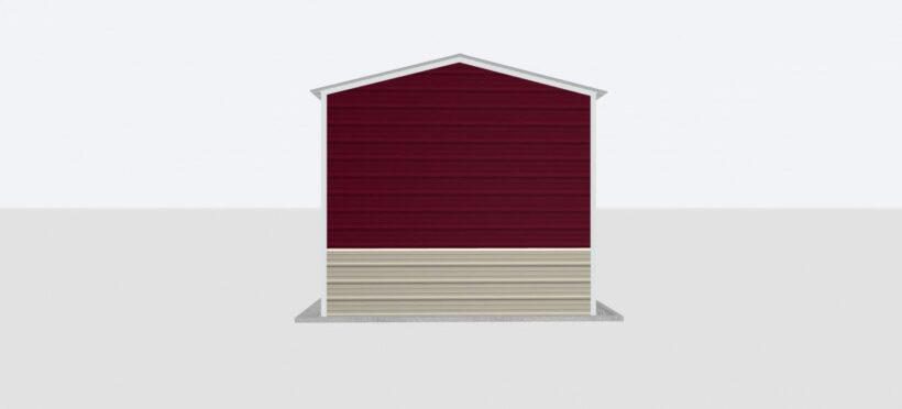 Keen'S Buildings, 12X35X10 Metal Garage, Kbg-1G123510-1D1W