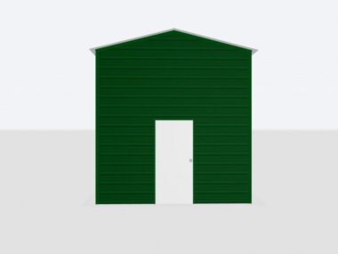 Keen's Buildings, 12x35x12 Metal Garage, KBG-1G123512-1D1W