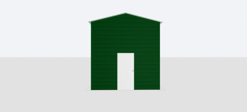 Keen'S Buildings, 12X35X12 Metal Garage, Kbg-1G123512-1D1W