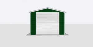 12x40x8 Metal Garage