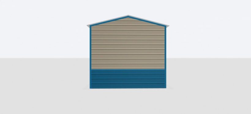 Keen'S Buildings, 12X40X10 Metal Garage, Kbg-1G124010-1D1W
