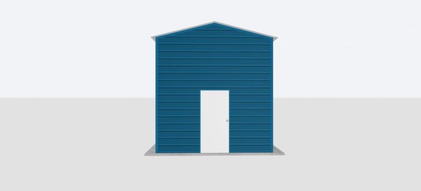 Keen'S Buildings, 12X40X12 Metal Garage, Kbg-1G124012-1D1W