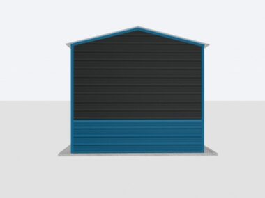Keen's Buildings, 12x45x10 Metal Garage, KBG-1G124510-1D1W