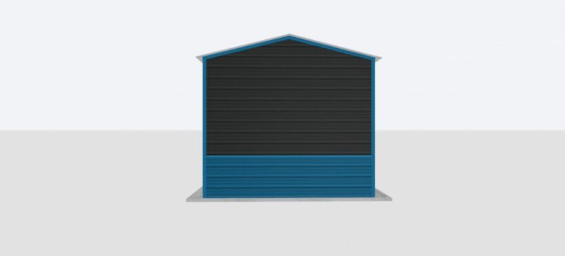 Keen'S Buildings, 12X45X10 Metal Garage, Kbg-1G124510-1D1W
