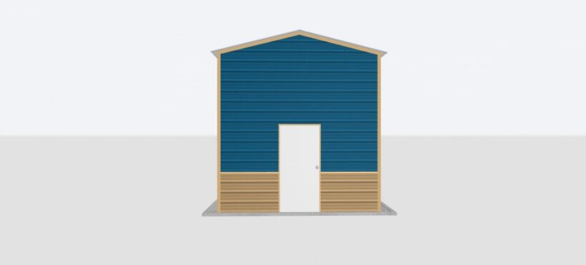 Keen'S Buildings, 12X45X12 Metal Garage, Kbg-1G124512-1D1W