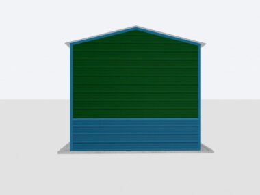 Keen's Buildings, 12x50x10 Metal Garage, KBG-1G125010-1D1W