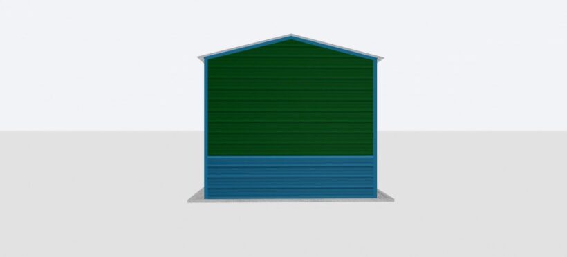 Keen'S Buildings, 12X50X10 Metal Garage, Kbg-1G125010-1D1W