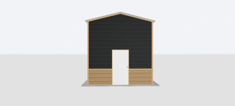 Keen'S Buildings, 12X50X12 Metal Garage, Kbg-1G125012-1D1W