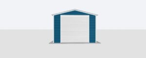 12x50x8 Metal Garage