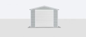 12x55x8 Metal Garage