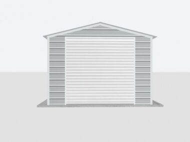 12x55x8 Metal Garage
