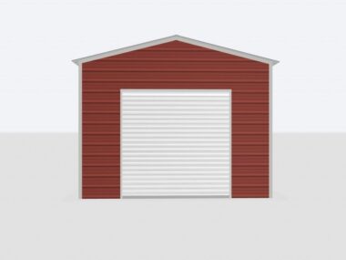 Keen's Buildings, 14x20x10 Metal Garage, KBG-1G142010-1D1W