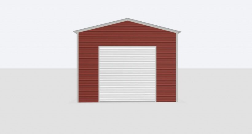 Keen'S Buildings, 14X20X10 Metal Garage, Kbg-1G142010-1D1W