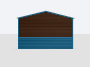 Keen's Buildings, 14x20x8 Metal Garage, KBG-1G142008-1D1W