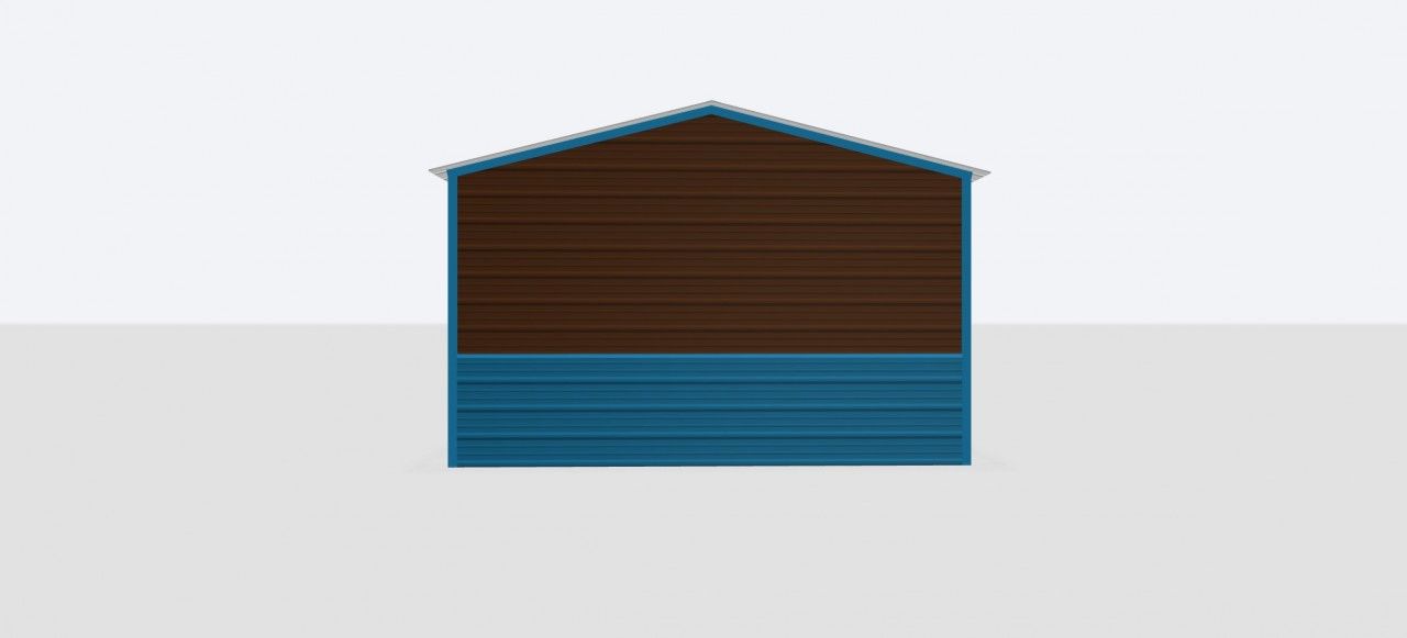 14X20X8 Metal Garage 14X20X8 Metal Garage Keen'S Buildings, 14X20X8 Metal Garage, Kbg-1G142008-1D1W