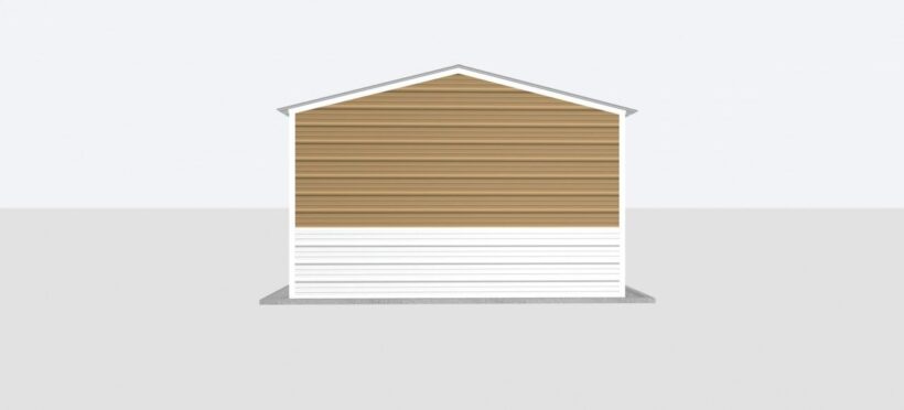 Keen'S Buildings, 14X25X8 Metal Garage, Kbg-1G142508-1D1W