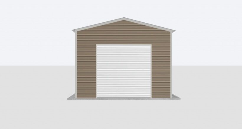 Keen'S Buildings, 14X40X10 Metal Garage, Kbg-1G144010-1D1W