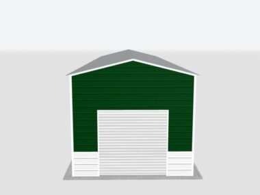 Keen's Buildings, 14x50x12 Metal Garage, KBG-1G145012-1D1W