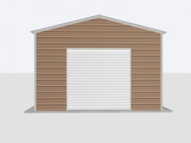 Keen's Buildings, 16x40x10 Metal Garage, KBG-1G164010-1D1W