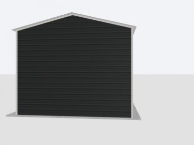 Keen's Buildings, 16x60x12 Metal Garage, KBG-1G166012-1D1W