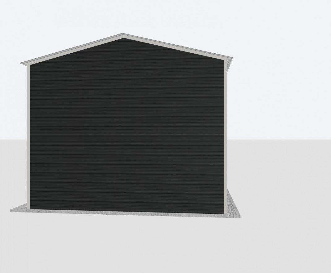 16X60X12 Metal Garage 16X60X12 Metal Garage Keen'S Buildings, 16X60X12 Metal Garage, Kbg-1G166012-1D1W