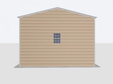 Keen's Buildings, 18x20x12 Metal Garage, KBG-1G182012-1D1W