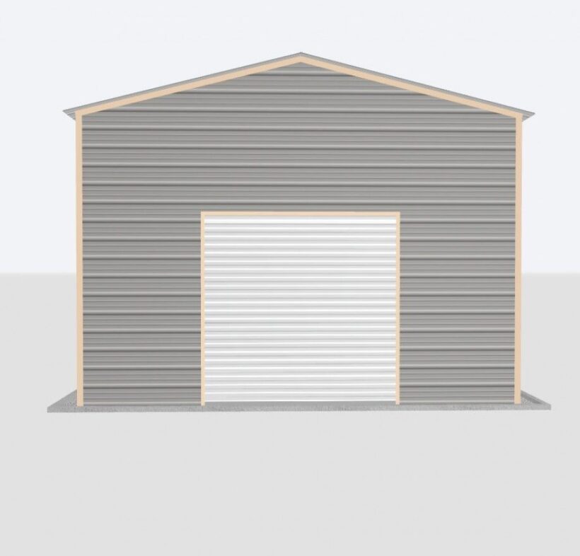 Keen'S Buildings, 18X30X10 Metal Garage, Kbg-1G183010-1D1W