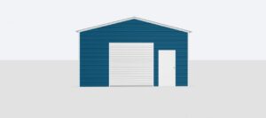 20x25x10 Metal Garage
