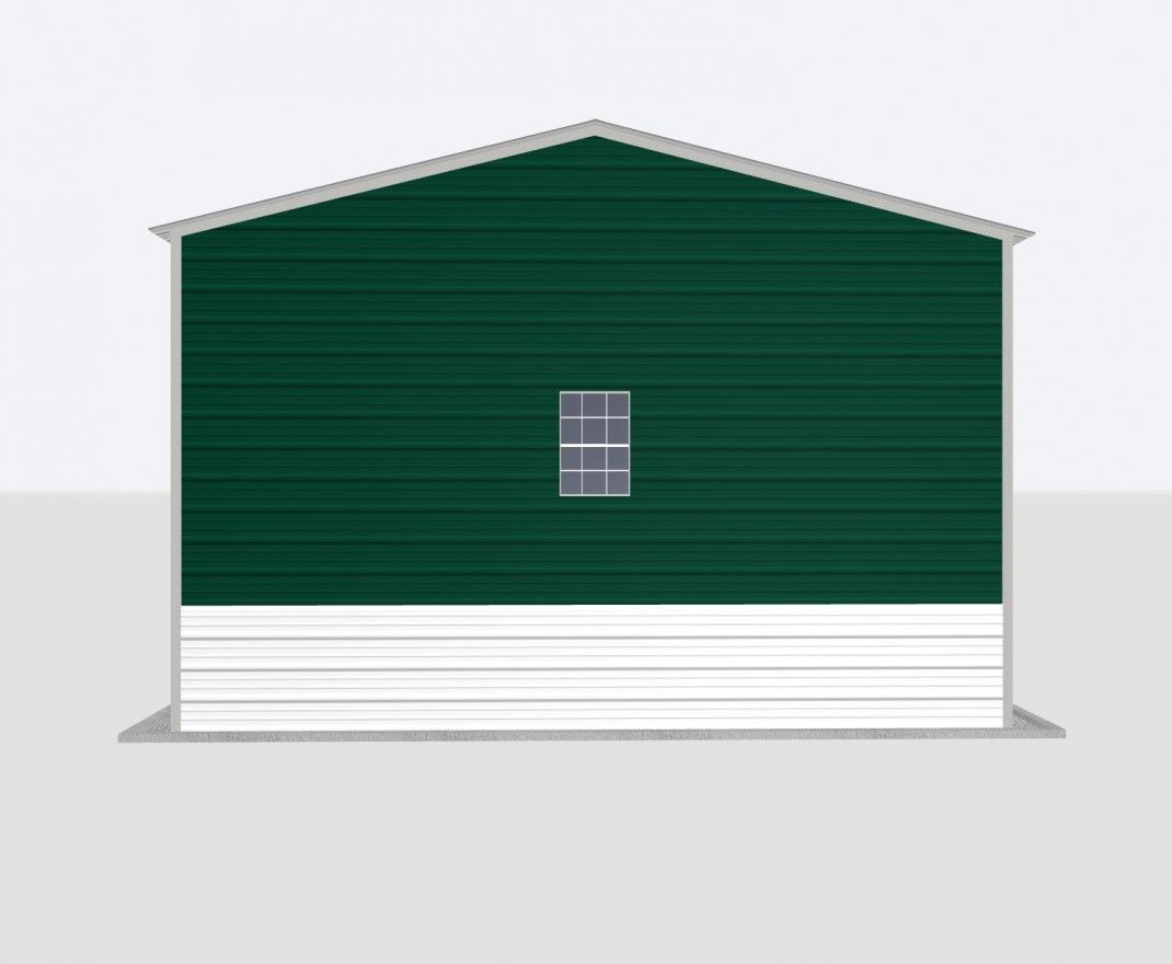 20X20X12 Metal Garage 20X20X12 Metal Garage Keen'S Buildings, 20X20X12 Metal Garage, Kbg-1G202012-1D1W