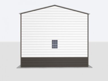 Keen's Buildings, 20x20x16 Metal Garage, KBG-1G202016-1D1W