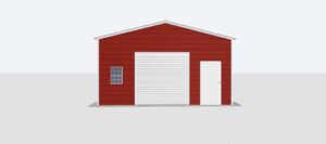 20x40x8 Metal Garage