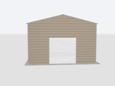 Keen's Buildings, 20x35x12 Metal Garage, KBG-1G203512-1D1W