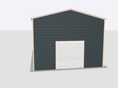 Keen's Buildings, 20x40x14 Metal Garage, KBG-1G204014-1D1W